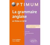 La grammaire anglaise en fiches et QCM - 2e édition