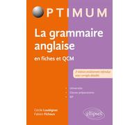 La grammaire anglaise en fiches et QCM - 2e édition 2ème édition - Fabien Fichaux - Ellipses - broché - Méthode de langue