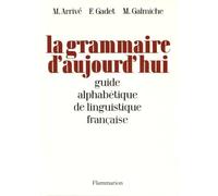 La grammaire d'aujourd'hui