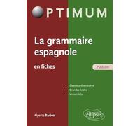 La grammaire espagnole en fiches