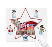 la grande - bretagne uk - london architecture peinture le bonhomme de neige étoile tapis de souris