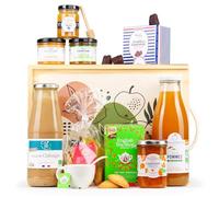 La Grande Corbeille Gourmande Bio et Végétale - Coffret cadeau 9 produits