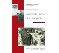 La grande guerre et le droit public BEDARRIDES E. (Auteur), Elina Lemaire (Auteur)