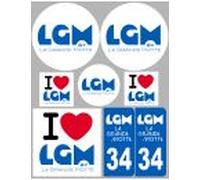 La Grande-Motte (8 Autocollants Variés) - Sticker/Autocollant