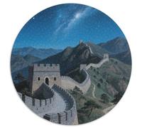 La Grande Muraille Puzzle Adulte 1000 Pièces Bâtiment Landmark Puzzle pour Toute La Famille Défi Jouet Difficile Cadeau Unique Décoration Intérieure 1000pcs (67.5x67.5cm)