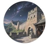 La Grande Muraille Puzzle Adulte 1000 Pièces Bâtiment Landmark Qualité Supérieure Jeux Éducatif Défi Jouet Difficile Cadeaux pour Femmes/Hommes Décoration Intérieure 1000pcs (67.5x67.5cm)