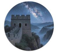 La Grande Muraille Puzzles pour Adultes 1000 Pièces Bâtiment Landmark Qualité Supérieure Jeux Éducatif DéfiJouets Difficile Cadeau Unique Décoration Intérieure 1000pcs (67.5x67.5cm)