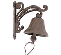 La Grande Prairie Cloche Carillon en Fonte 12x8x13cm