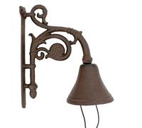 La Grande Prairie Cloche Carillon en Fonte 18x11x23cm