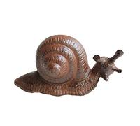 La Grande Prairie Escargot Fonte Marron 8x6x16cm