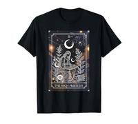 La Grande Prêtresse Tarot Art - Motif Déesse Mystique de la Lune T-Shirt