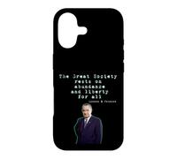 La Grande Société Repose sur l'abondance et la liberté pour Tous Les LBJ Coque pour iPhone 17