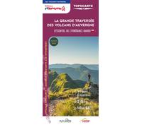 La grande traversée des volcans d'Auvergne - Réf. T631 - Collectif - Federation Francaise De Randonnee Pedestre - Atlas / carte
