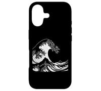 La Grande Vague Art Linéaire Dessin Coque pour iPhone 17