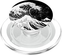 La Grande Vague au Large de Kanagawa Hokusai Art Japonais PopSockets PopGrip pour MagSafe