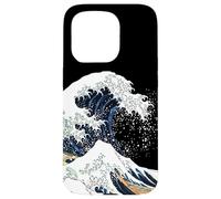 La Grande Vague d'art Japonais de Kanagawa Hokusai Coque pour iPhone 15 Pro