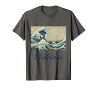 La grande vague devant Kanagawa à travers Katsushika Hokusai T-Shirt