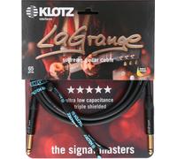 KLOTZ LaGrange SUPREME GUITAR CABLE LA-GPP0600 6 m à 2 x jacks droits plaqués OR
