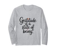 La Gratitude est Un état d’être Manche Longue