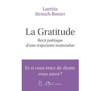 La gratitude - Laetitia Strauch-Bonart - L'observatoire Eds De - broché - Essai