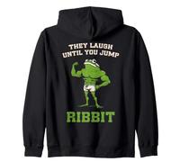 La Grenouille qu'ils rient jusqu'à ce Que Vous sautez, côtelez Sweat à Capuche
