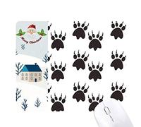 la griffe animale, protect des animaux, silhouette simple dessin cadeau de noël maison tapis de souris