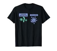 La Grippe Entre dans Un Bar - Drôle de Science T-Shirt Graphique avec Valeur