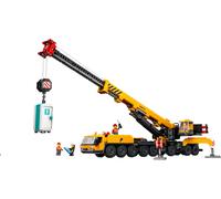 La grue de chantier mobile jaune