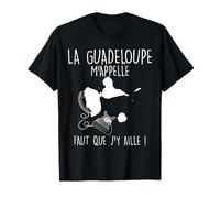 La Guadeloupe m'appelle Gwada Téléphone Combiné 971 T-Shirt