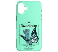 La Guadeloupe ou Gwadloup, Gwada l'île Papillon 971 Coque pour iPhone 16 Plus