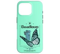 La Guadeloupe ou Gwadloup, Gwada l'île Papillon 971 Coque pour iPhone 16 Pro