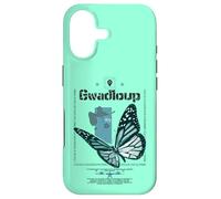La Guadeloupe ou Gwadloup, Gwada l'île Papillon 971 Coque pour iPhone 17
