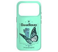 La Guadeloupe ou Gwadloup, Gwada l'île Papillon 971 Coque pour iPhone 17 Pro
