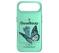 La Guadeloupe ou Gwadloup, Gwada l'île Papillon 971 Coque pour iPhone Air