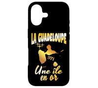 la Guadeloupe Une ile en Or idee Cadeau Souvenir 971 gwada Coque pour iPhone 17