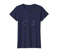 La guérison n'est Pas linéaire : Un Voyage Papillon inspirant T-Shirt, Femme, Bleu Marine, S