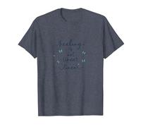 La guérison n'est Pas linéaire : Un Voyage Papillon inspirant T-Shirt, Homme, Bleu Chiné, XXL