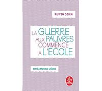 La guerre aux pauvres commence à l'école