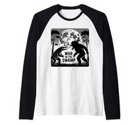 La Guerre dans Les Marais Alligator Boop, Le Bigfoot cracheur de feu Manche Raglan
