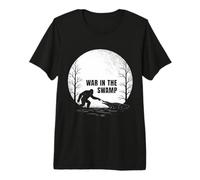 La Guerre dans Les Marais Alligator Boop The Bigfoot T-Shirt Haut de Gamme