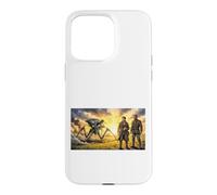 La Guerre des Mondes de Science-Fiction martiens finalement s'effondrent Coque pour iPhone 15 Pro Max