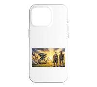 La Guerre des Mondes de Science-Fiction martiens finalement s'effondrent Coque pour iPhone 16 Pro