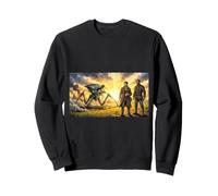 La Guerre des Mondes de Science-Fiction martiens finalement s'effondrent Sweatshirt