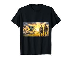 La Guerre des Mondes de Science-Fiction martiens finalement s'effondrent T-Shirt Graphique avec Valeur