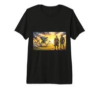 La Guerre des Mondes de Science-Fiction martiens finalement s'effondrent T-Shirt Haut de Gamme