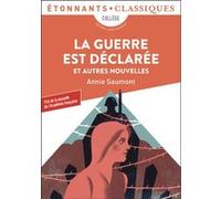 La guerre est déclarée et autres nouvelles – Flammarion