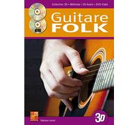 La guitare folk en 3D (1 Livre + 1 CD + 1 DVD)