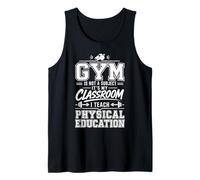 La Gym Vintage n'est Pas Une matière. Professeur d'éducation Physique Débardeur