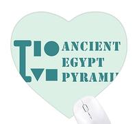 l'Ã‰gypte Ancienne Pyramide Jeux de Tapis de Souris en Forme de Coeur