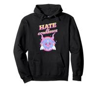 La Haine, C'est la lâcheté (Joli Petit Diable Graphique) Sweat à Capuche